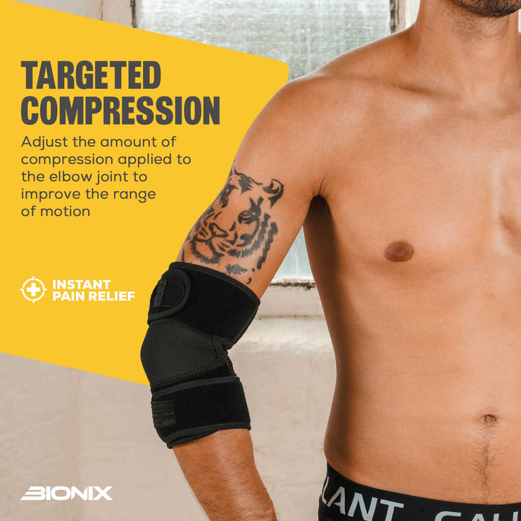 Bionix Elbow Support,Targeted compression.