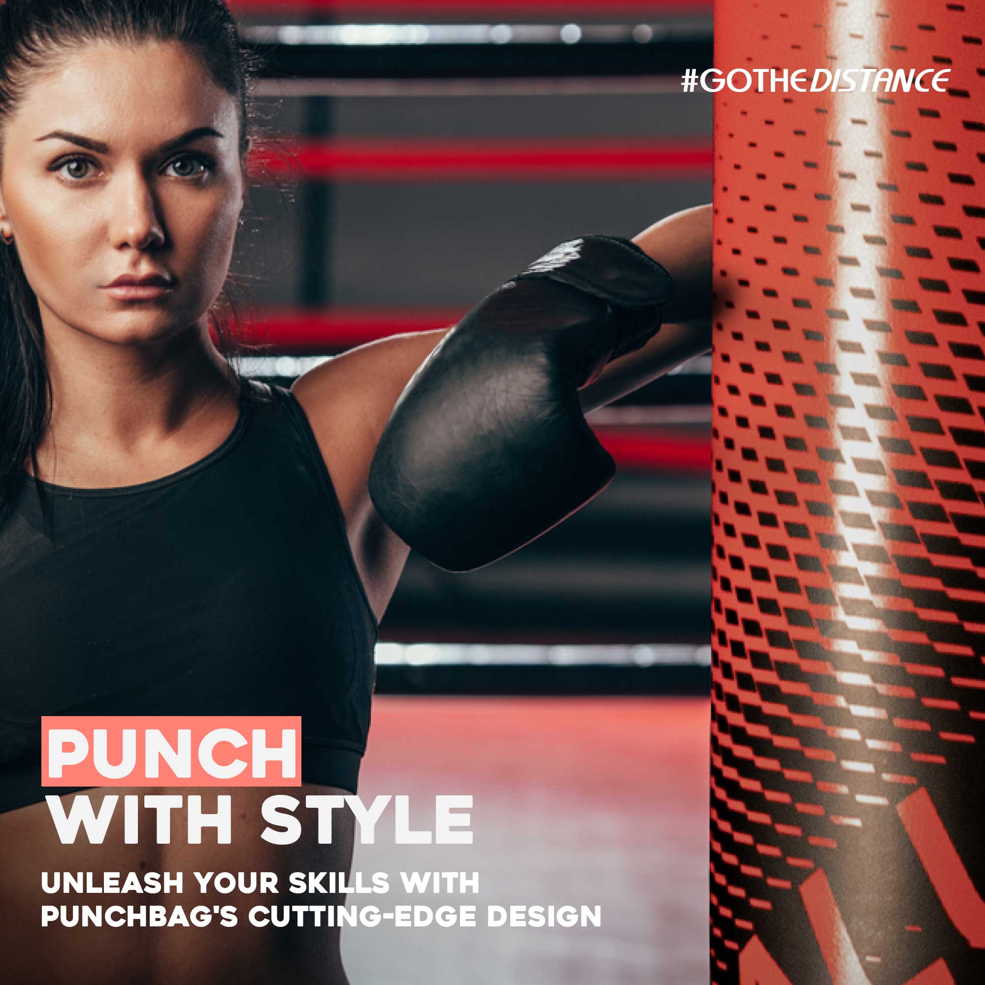 Gallant Atomic Free Standing Boxing Punch Bag - Heavy-Duty 5.7ft,Main red IMG