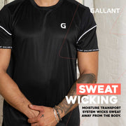 Gallant Men Training Top T-shirt,Sweat wicking.