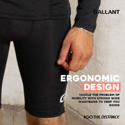 Gallant Base Layer Shorts - Black, Ergonomic design.