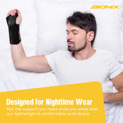 Neoprene Wrist Splint Support,Designed for nighttime wear.