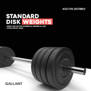 GALLANT WEIGHT PLATES SET- 20KG-100KG,Standard disk weights.