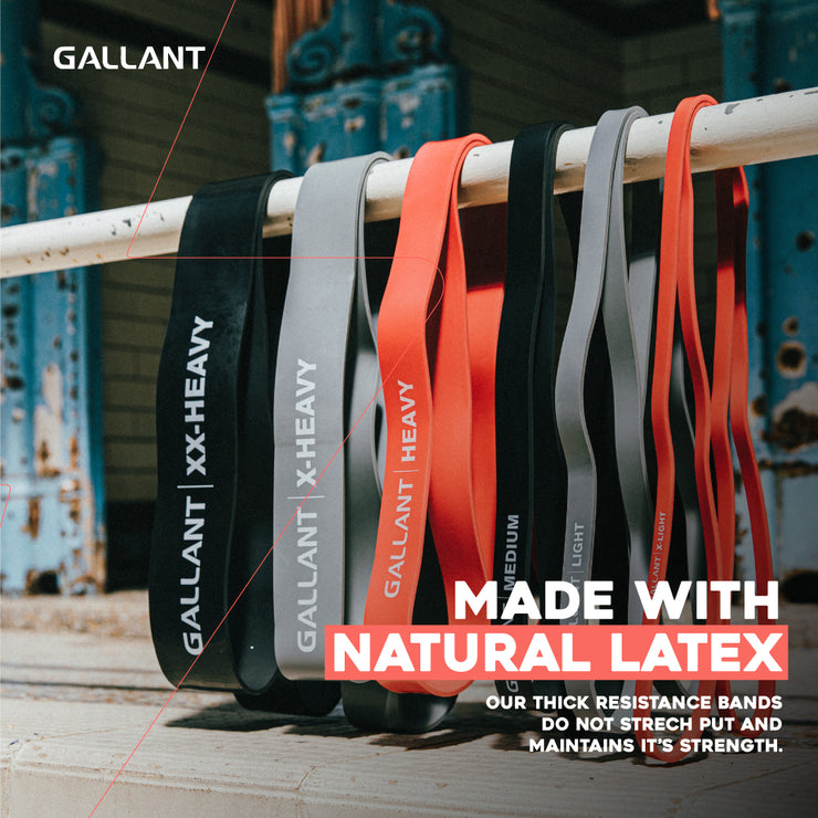 Gallant Power Bands Resistance Pull UP Bands,Made with natural latex.