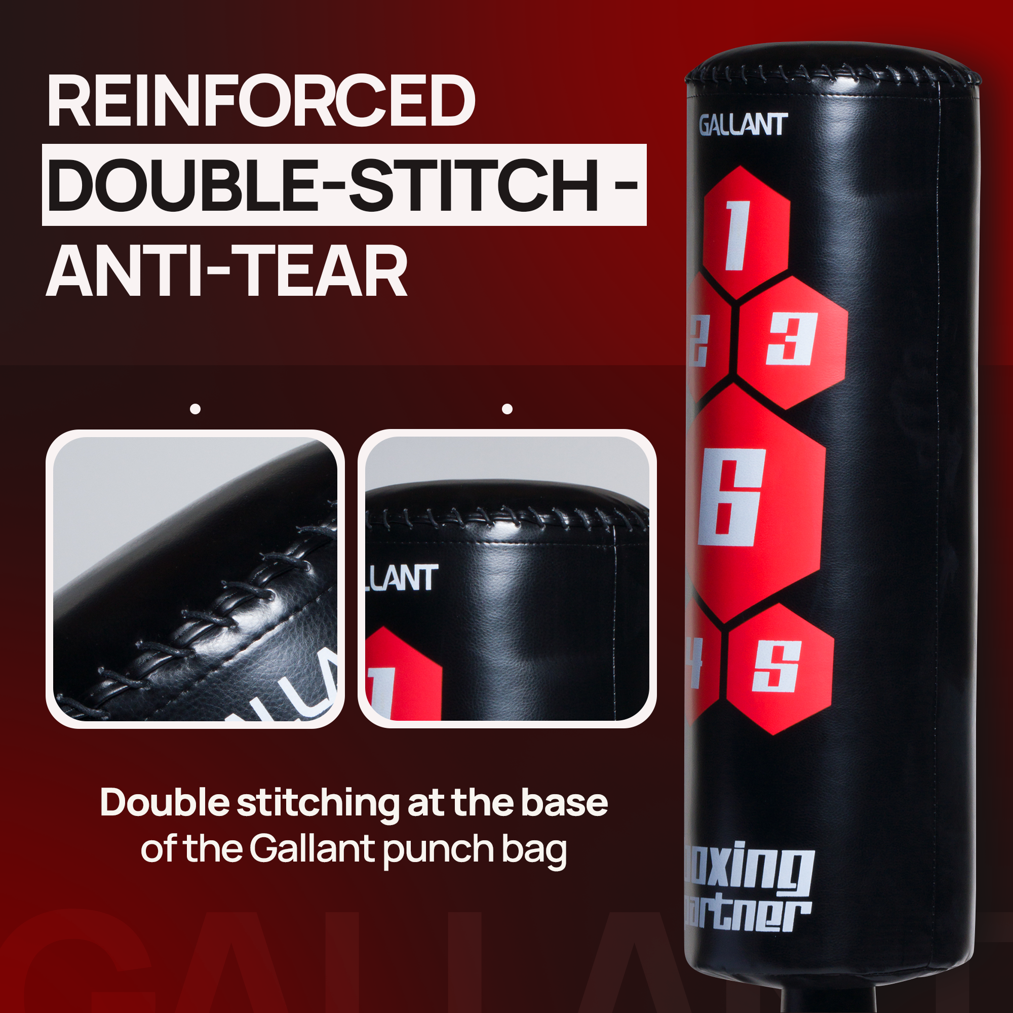 Gallant 5.5ft Free Standing Boxing Punch Bags - Heavy Punching Bags