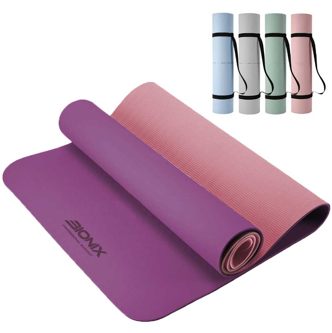 Rubber Yoga Mat Eco Friendly - TPE Exercise Mat