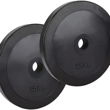 Olympic Rubber Bumper Weight Lifting Crumb Plates Set,Main IMG 15-KG.