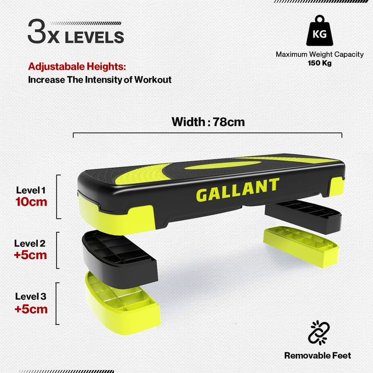 Aerobic Stepper UK - Adjustable Aerobic Stepper from Gallant – Gallant ...