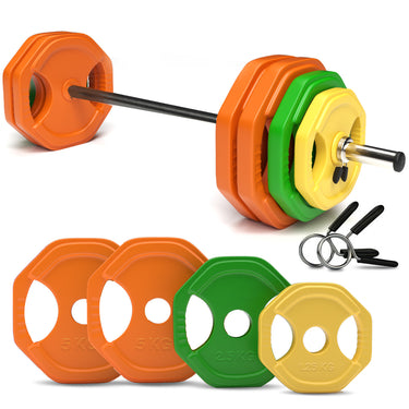 Body Pump Set 30KG is les mills class workout weight barbell smart power tube