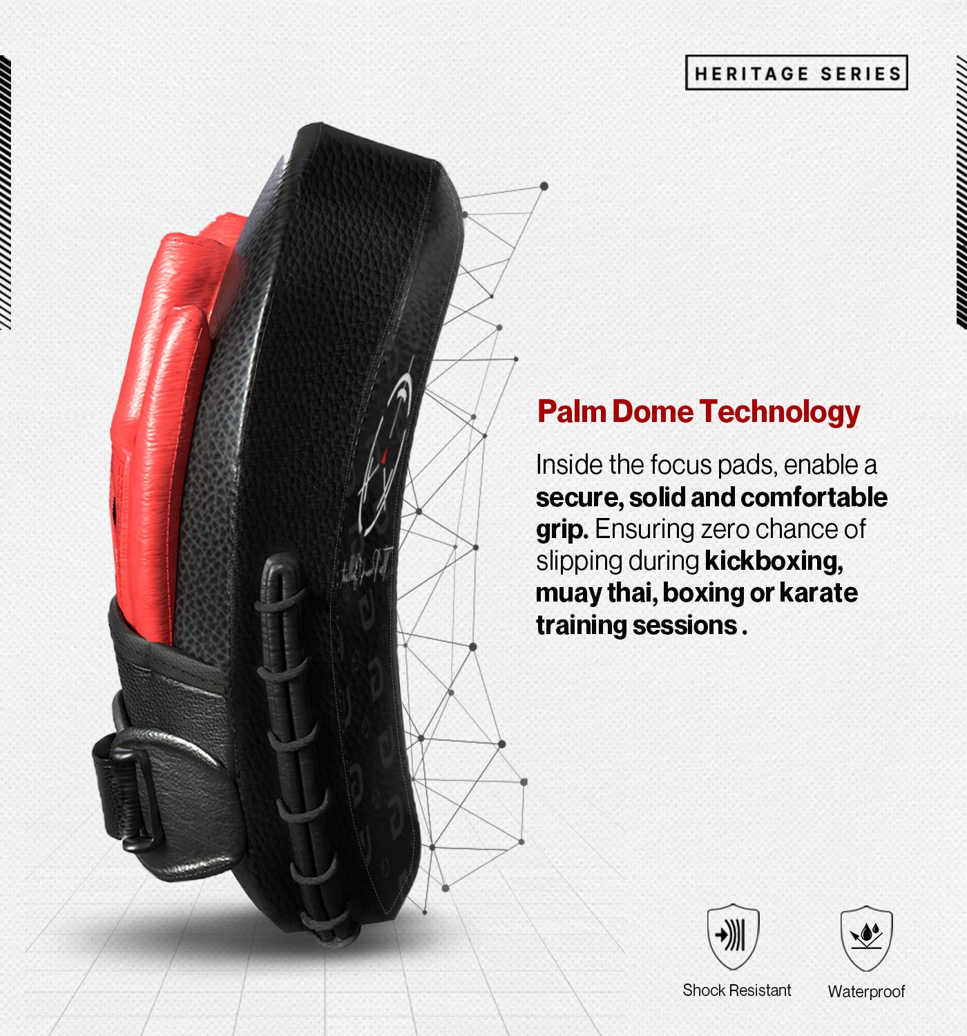 Gallant Heritage Series Boxing Focus Mitts Training Pads - Light Weight Main IMG.