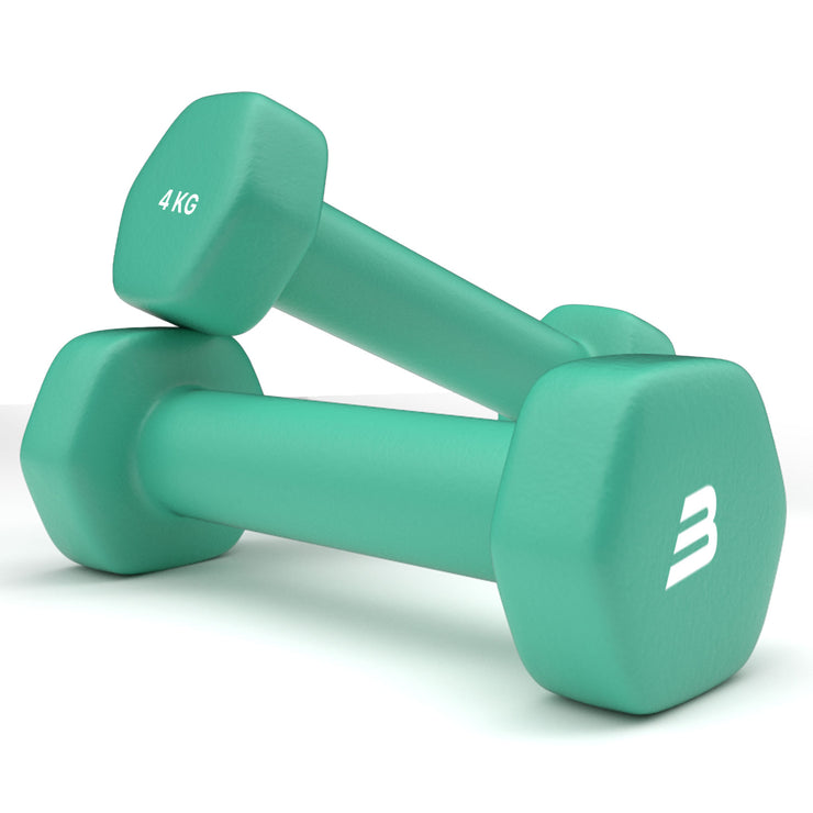 Light green bionix neoprene dumbbells set weights opti weight with rack metis hand fitness mad argos hex umi neo basics.