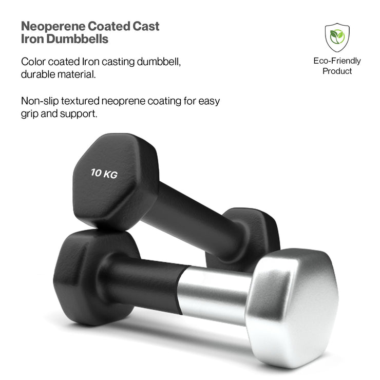 Bionix Neoprene Dumbbells Weights Pair Product Details.
