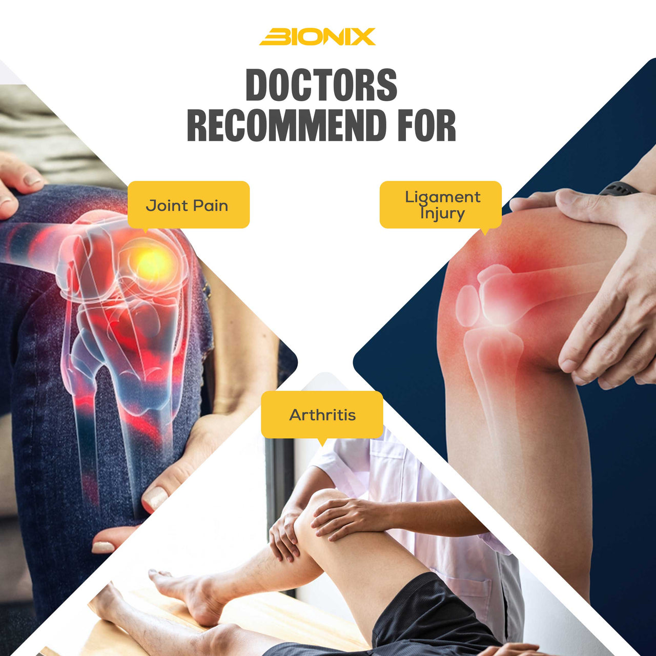 Knee Bandage Wrap Support- Doctor recommend for details.